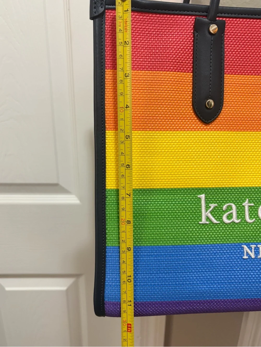 NWT! kate spade Rainbow Stripe Tote Bag
